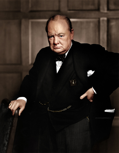 Winston Churchill, 1941 by Yousuf Karsh